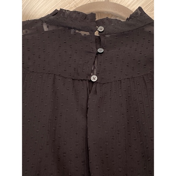 New Loft Sheer Long Sleeve Blouse - Picture 7 of 9